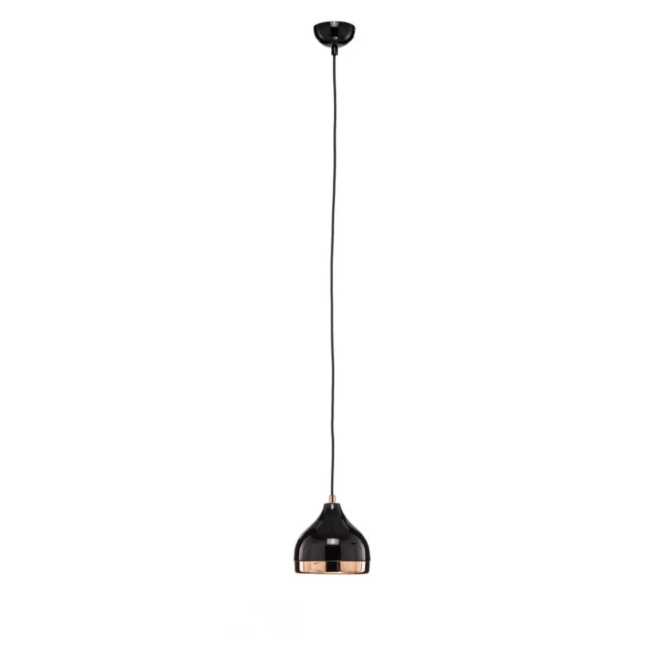 Hængelampe Yildo 6866 1 lyskilde Ø17cm sort/kobber