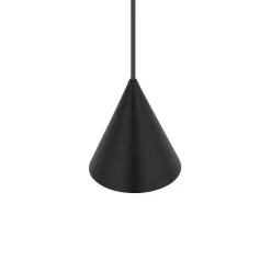 Hængelampe ZENITH, sort, Ø 11 cm, metal, GU10