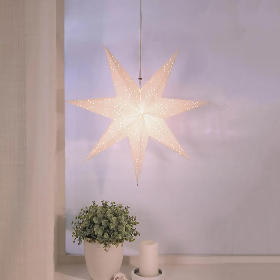 Hængende papirstjerne Romantic Star