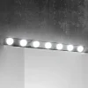 Hollywood LED-spejllampe, 85 cm, 7 lk.