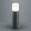 Hoosic sokkellampe i trykstøbt aluminium, antracit
