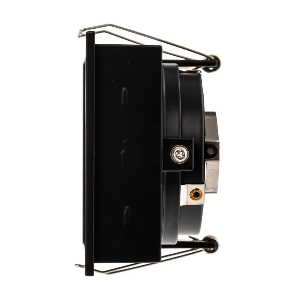 Hyde indbygningslampe, 2 lyskilder, svingbar sort
