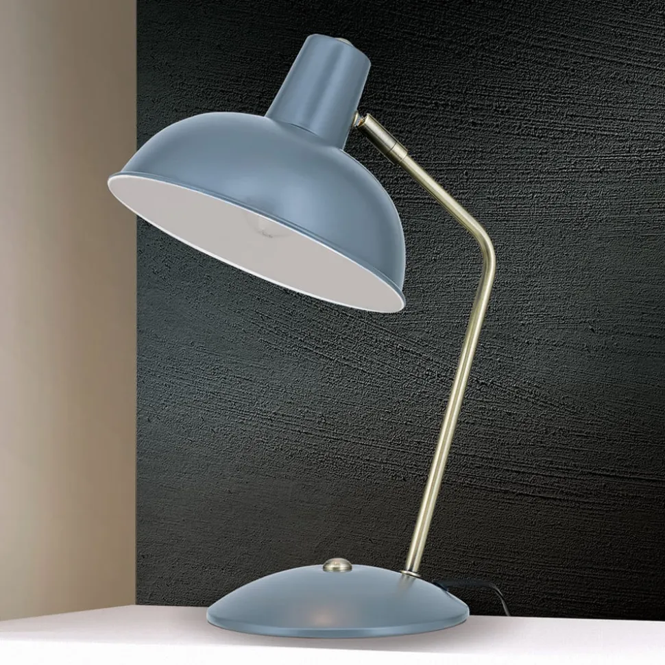 I vintagelook - Fedra bordlampe, grå