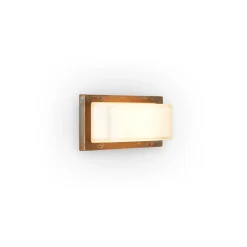 Ice Cubic 3410 udendørs væglampe, antik messing