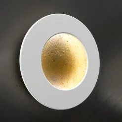 ICONE Vera LED-væglampe 930 Ø26cm guld/hvid