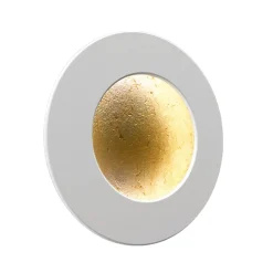 ICONE Vera LED-væglampe 930 Ø26cm guld/hvid