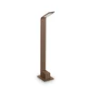 Ideal Lux LED-gadelampe Agos brun 3.000 K Højde 60 cm aluminium
