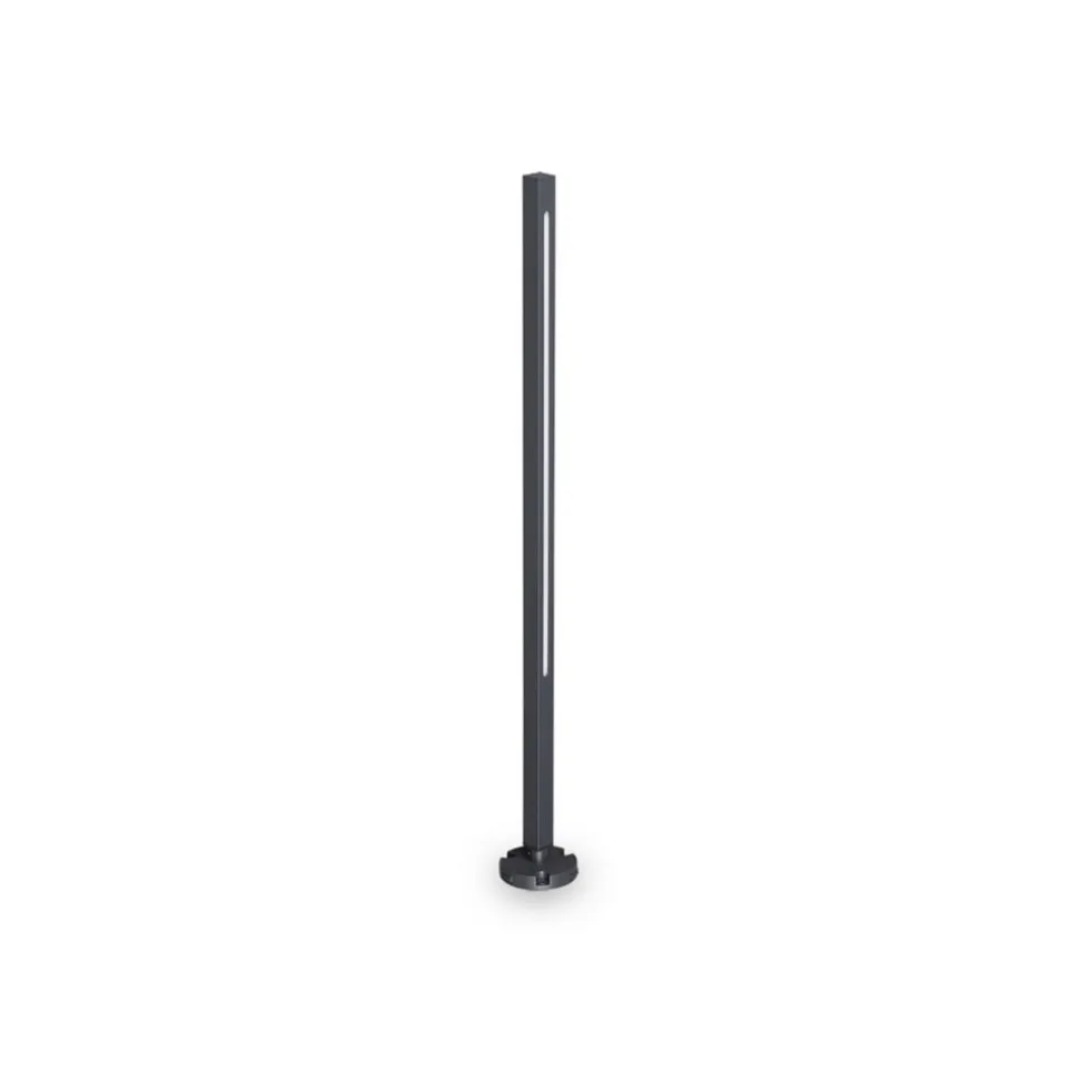 Ideal Lux LED-gadelampe Jedi antracit metal Højde 80,5 cm