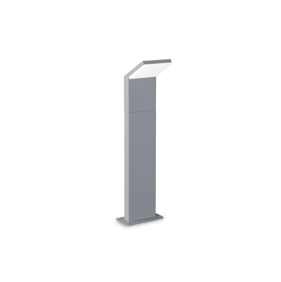 Ideal Lux LED-gadelampe Stil grå, højde 50 cm aluminium 3.000 K