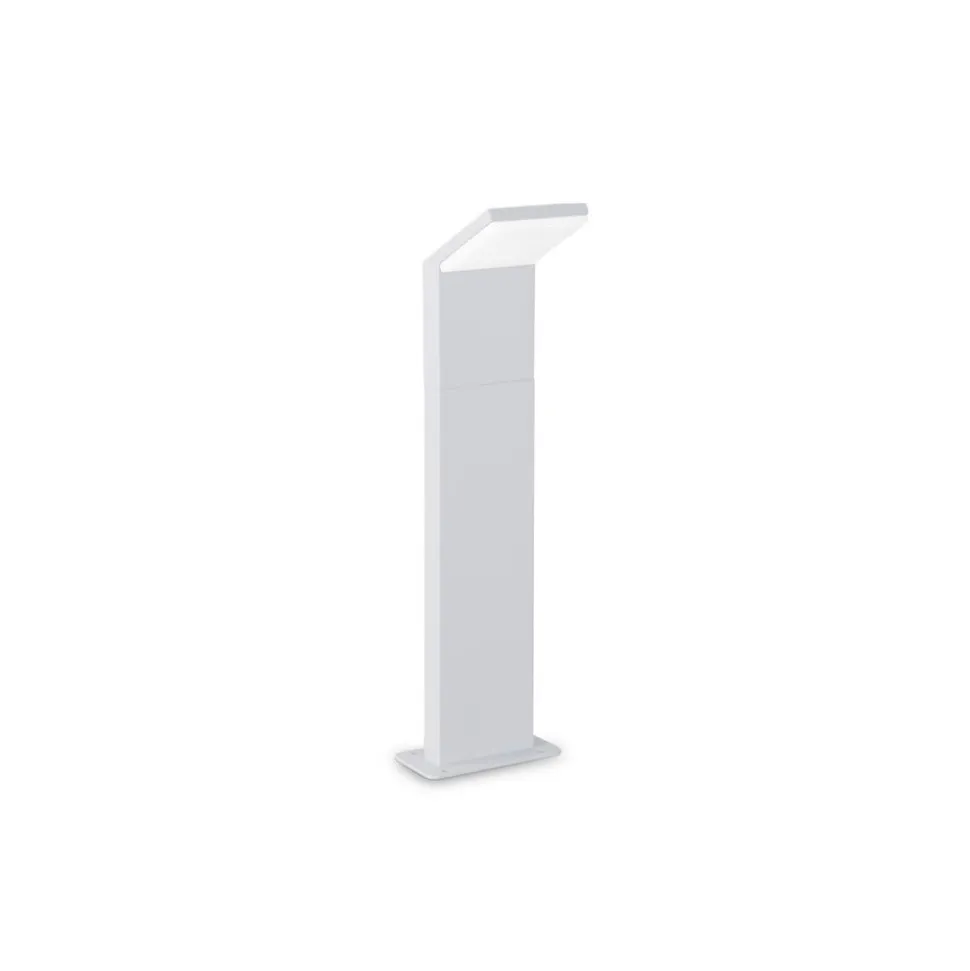 Ideal Lux LED-gadelampe Style hvid, højde 50 cm aluminium 3.000 K