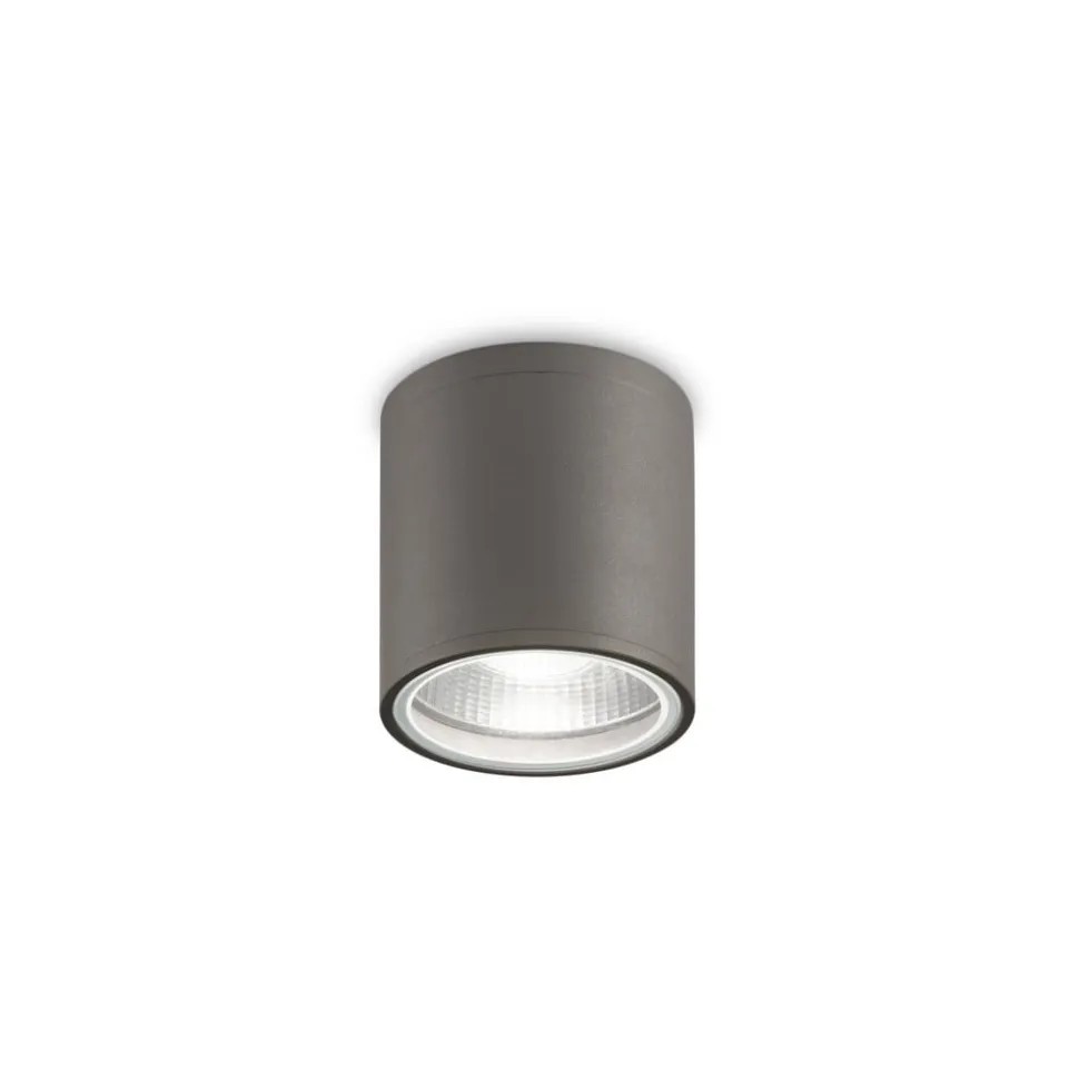 Ideal Lux loftlampe Gun, antracit, aluminium, IP44, GU10