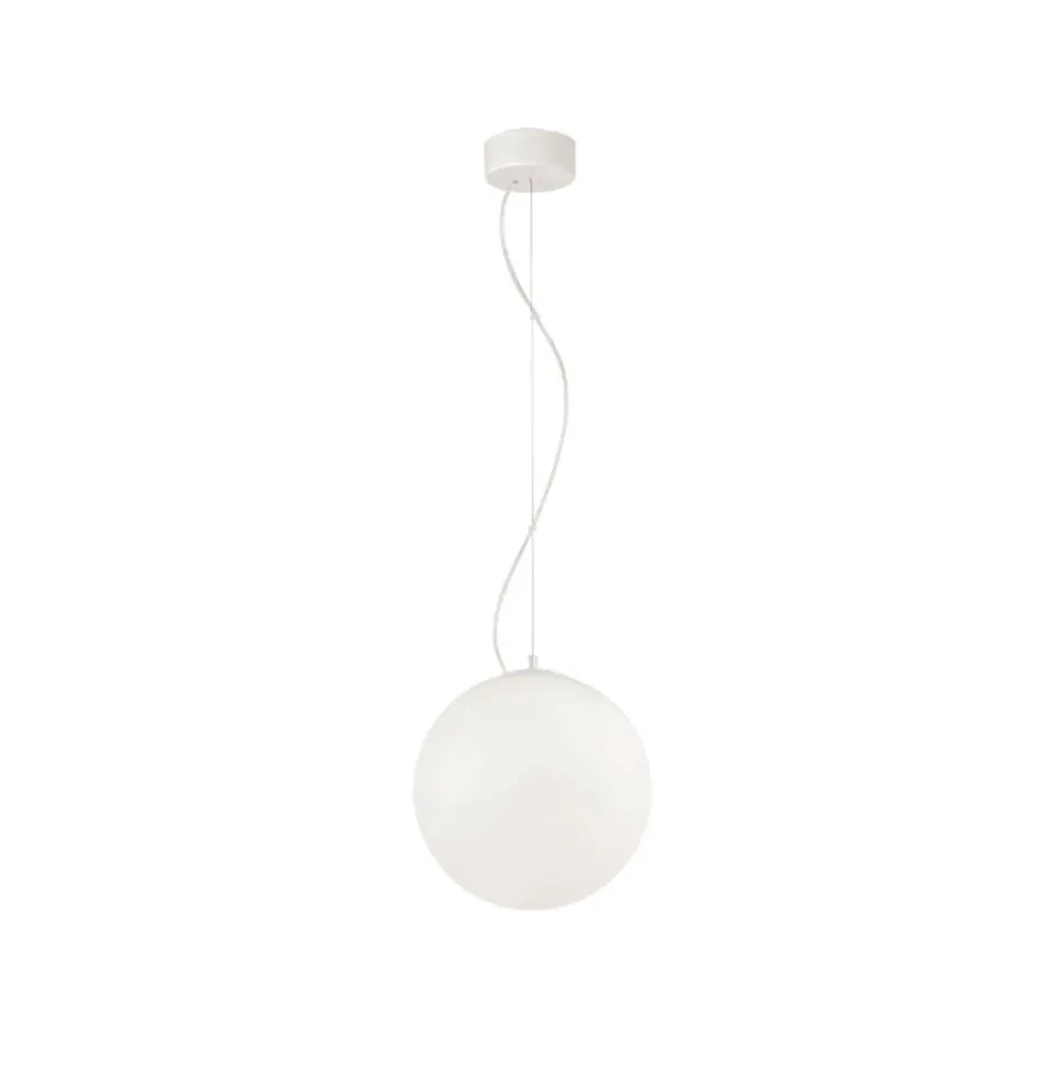 Ideal Lux Mapa pendellampe i glas Ø 30 cm