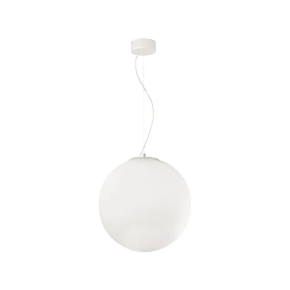 Ideal Lux Mapa pendellampe i glas Ø 40 cm