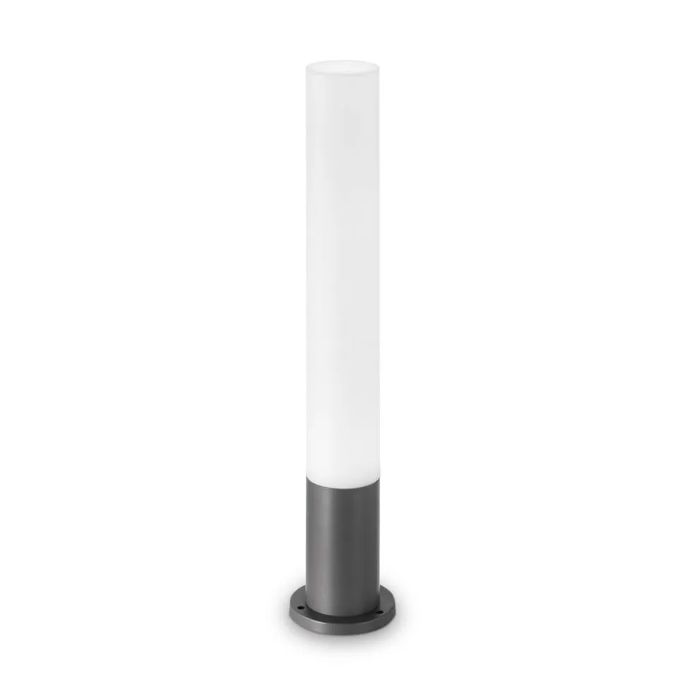 Ideal Lux vejlampe Edo round, antracit, GX53
