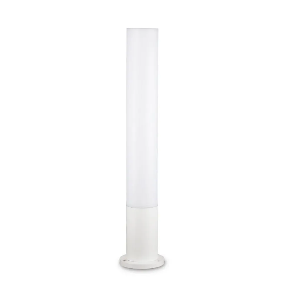 Ideal Lux vejlampe Edo round, hvid, GX53