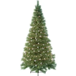 2in1 LED-lyskæde, frosty sølv, 700 LED’er