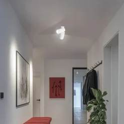 Indbygget loftspot Mono Surface II, 2 lyskilder, hvid, GU10
