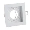 Indbygningslampe Grid One, hvid, 10 x 10 cm, aluminium, GU10