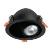 Indbygningsspot Dot, justerbar, sort