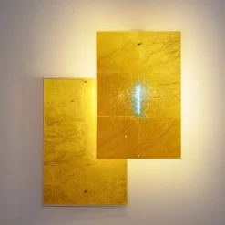 Ingo Maurer 24 Karat Blau Flat væglampe