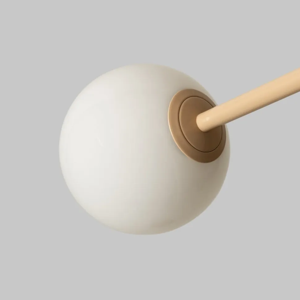 IT'S ABOUT ROMI Gulvlampe Copenhagen, beige, glas, drejelig