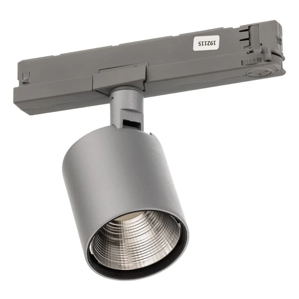 Ivela LED-skinnespot Perfetto Puro, 3-faset sølv 930