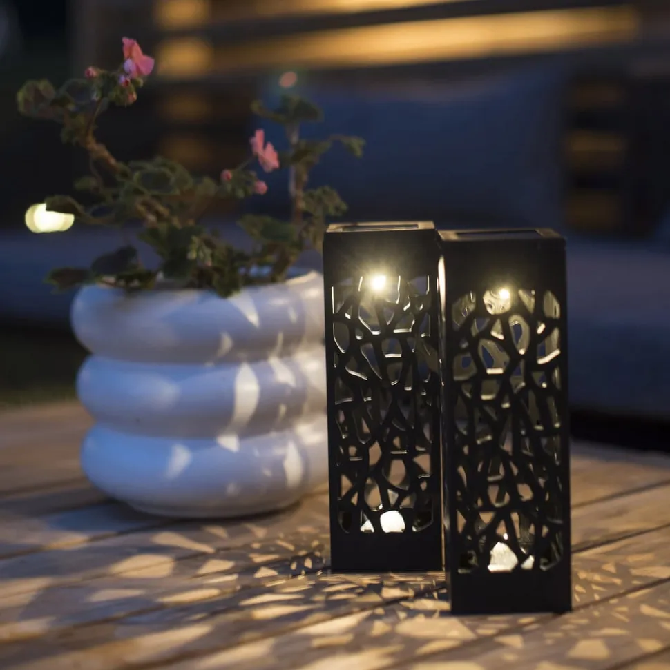 Izola Mini LED-solcellelampe i sæt af 3