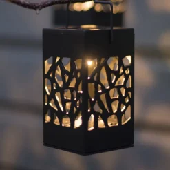 Izola Mini LED-solcellelampe i sæt af 3