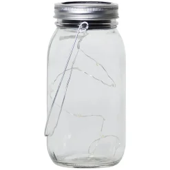 Jamjar - flot solcelle-dekorationslampe i glas
