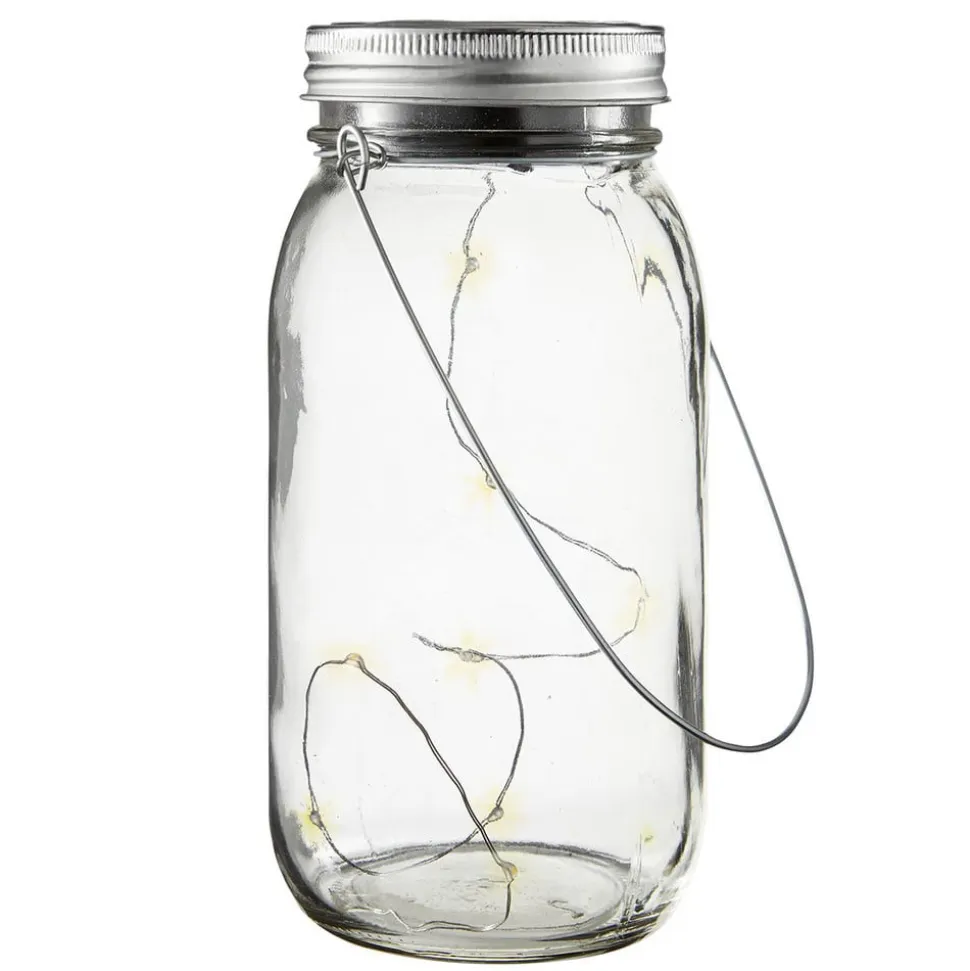 Jamjar - flot solcelle-dekorationslampe i glas