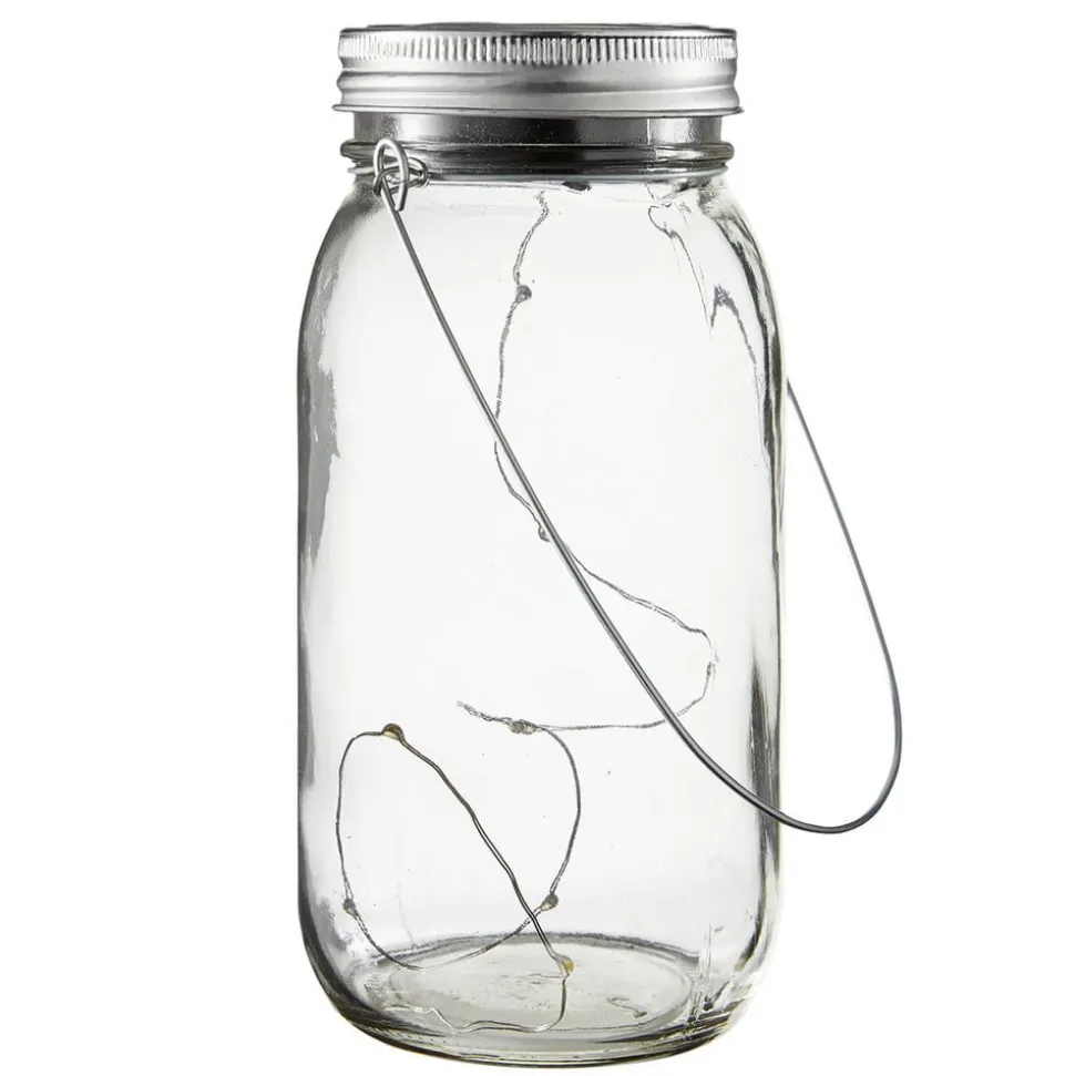 Jamjar - flot solcelle-dekorationslampe i glas