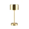 Jeff LED-bordlampe, mat messing, højde 30 cm, metal