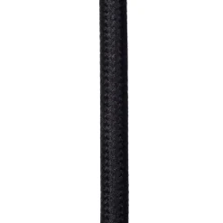 Joanet hængelampe, røget grå/sort, glas, 132 cm lang