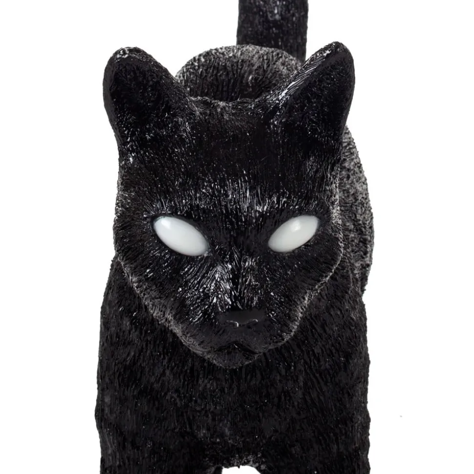 Jobby The Cat deko LED-bordlampe, sort