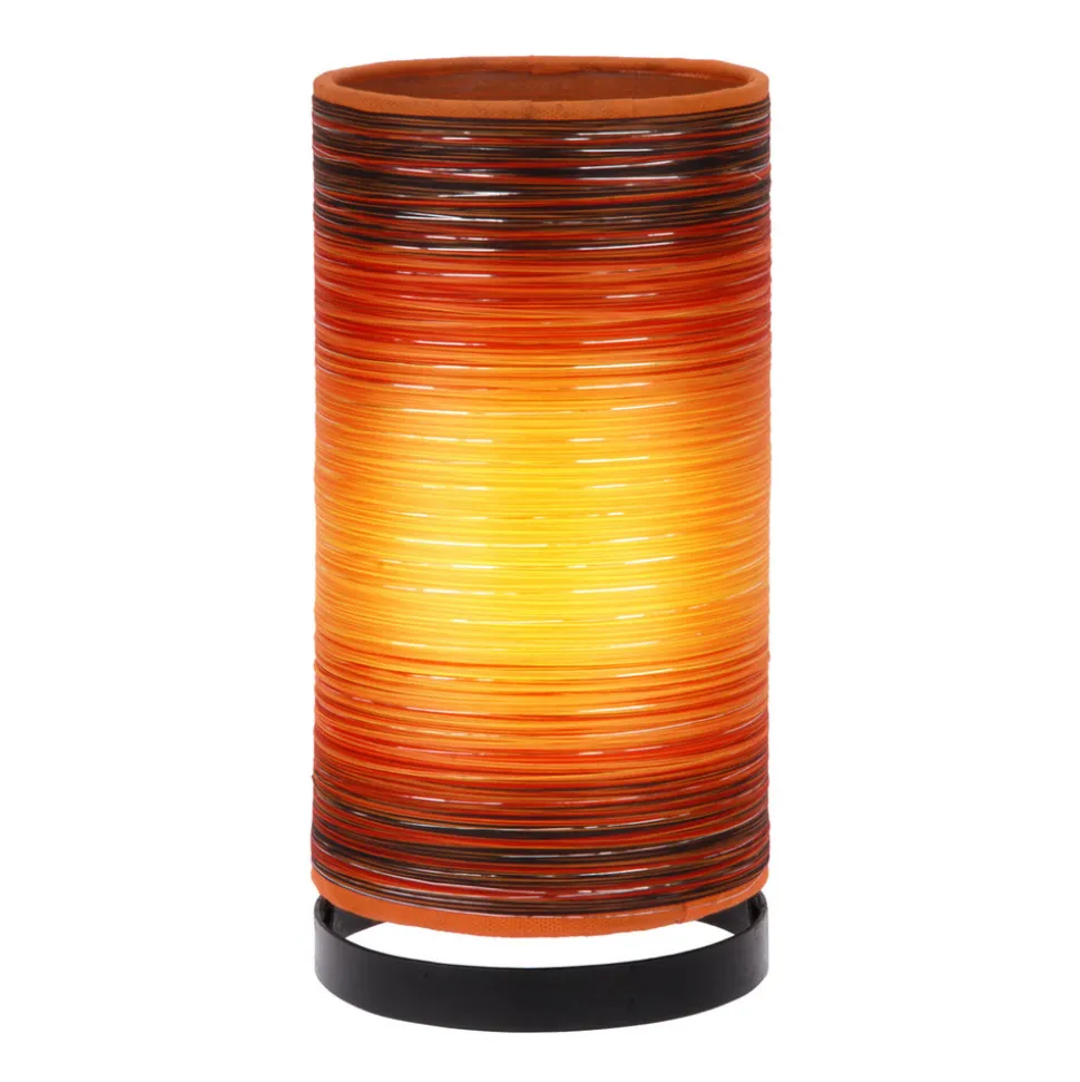Julie bordlampe med trådomvikling, orange