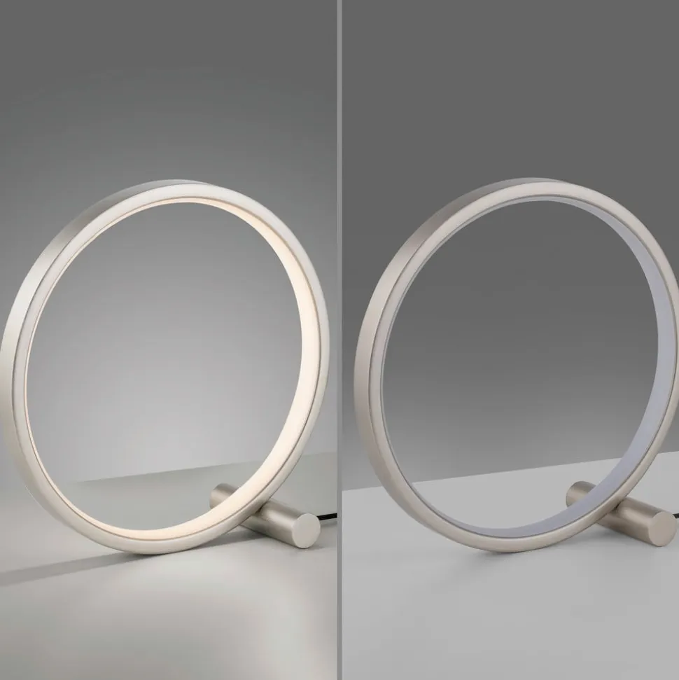 JUST LIGHT. LED-bordlampe Mini Ritus, Ø 25 cm, jern