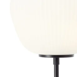 Kaizen gulvlampe, højde 140 cm, opal, glas/metal