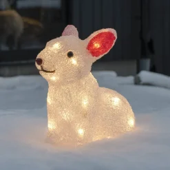 Kanin LED-lysfigur, batteridrevet