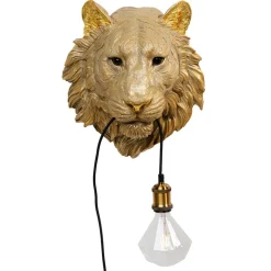 Kare Animal Tiger Head væglampe med stik