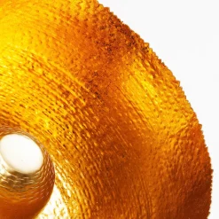 KARE Apollon bordlampe, mat guld, Ø 35 cm