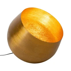 Kare Apollon gulvlampe, guld, Ø 50 cm