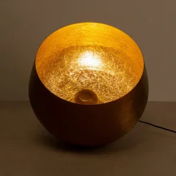 Kare Apollon gulvlampe, guld, Ø 50 cm