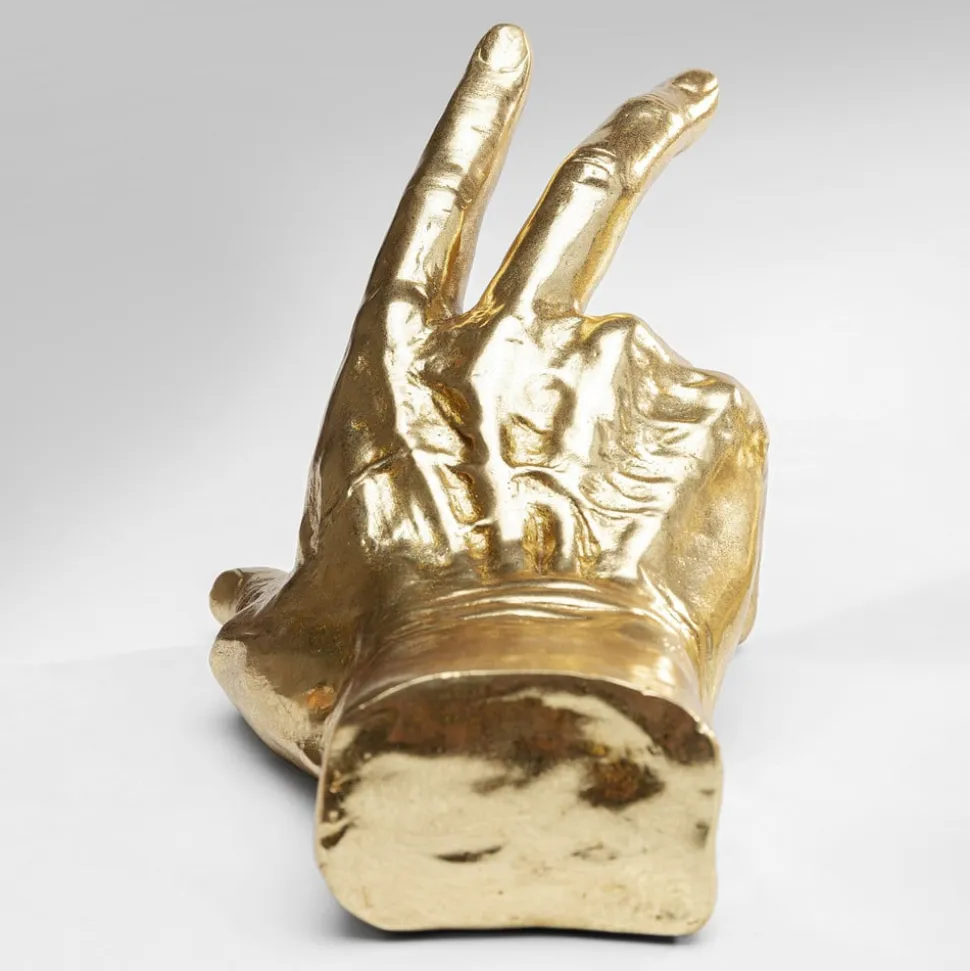 KARE bogstøtte Holding Fingers, guldfarvet, sæt med 2 stk