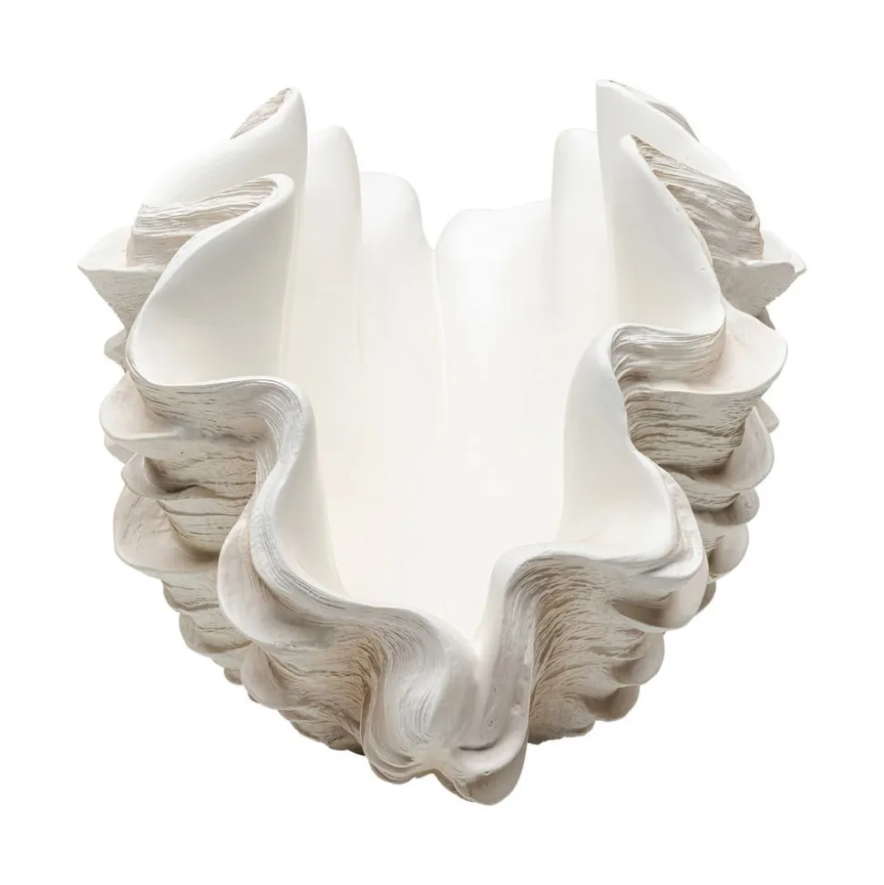 KARE Concha dekorativ vase, højde 29 cm, støbt sten, beige