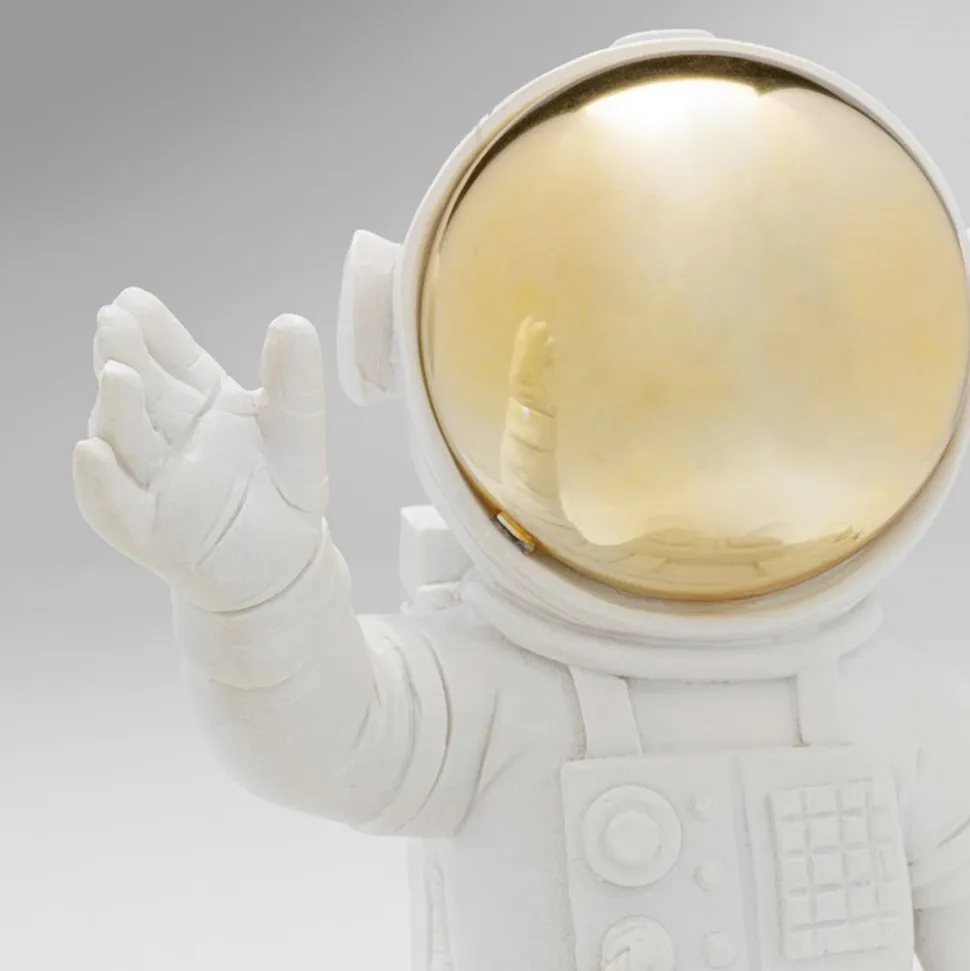 KARE dekorationsfigur Welcome Astronaut, højde 27 cm, hvid