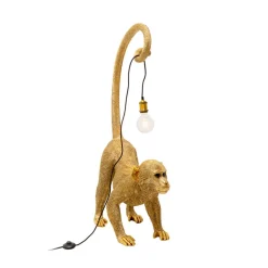 KARE gulvlampe Monkey Dance, guldfarvet, 120 cm, E27