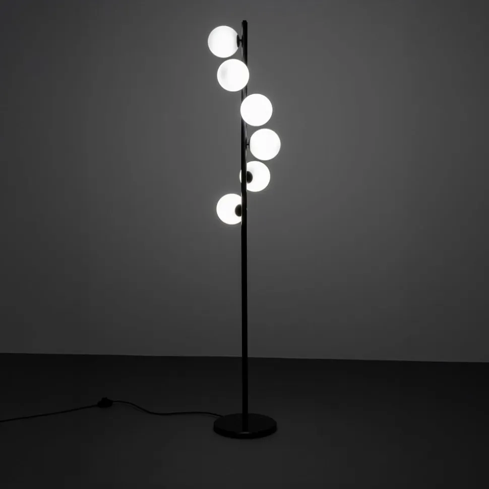 KARE Gulvlampe Scala Balls, sort, 160 cm, G9