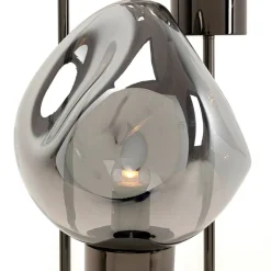 KARE Gulvlampe Supernova, røggrå, glas, 160 cm, E27