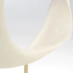 KARE Soft Shape dekorationsobjekt, bred form, hvid, støbt sten