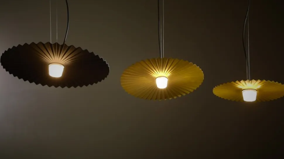 Karman Gonzaga LED-hængelampe, Ø 42 cm, hvid